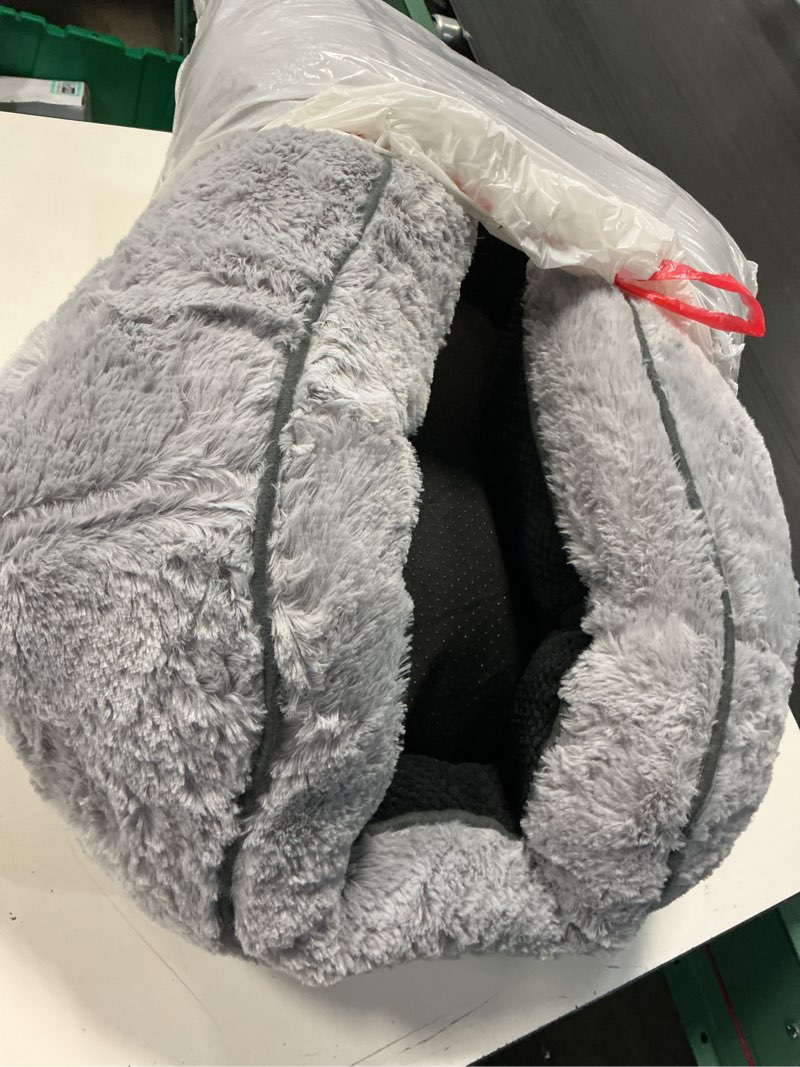 Condition photo showing Good Condition for invenho dog bed medium size, orthopedic warming soft calming sleeping durable with anti-slip bottom m (30"x24"x9") black