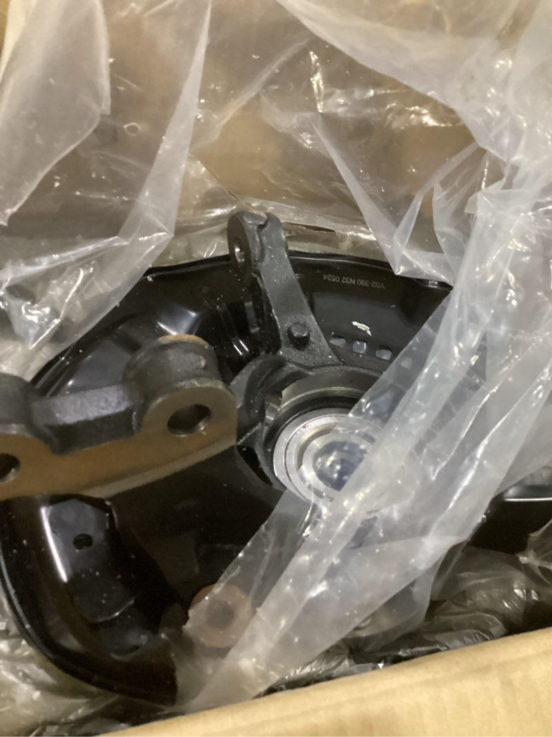 Condition photo showing As Is for trq complete wheel hub bearing & steering knuckle assembly pair for sienna bha34229