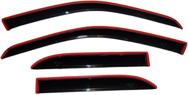 Canvcle Window Visors Rain Guards for 2024 2025 2026 Chevrolet/Chevy Trax Accessories, Outside-Mount