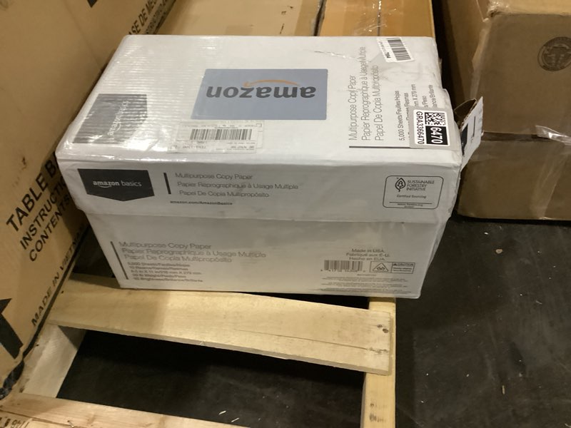 Condition photo showing Good Condition for Amazon Basics Multipurpose Copy Printer Paper, 20 lb, 8.5 x 11 Inches, 10 Reams (5,000 Sheets), 92 Bright, White 10 Reams | 5000 Sheets Letter (8.5x11)