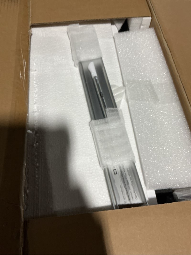 Condition photo showing Good Condition for quartet magnetic dry erase board, 24" x 18" glass whiteboard for wall, infinity, black (g2418b) 24"w x 18"h