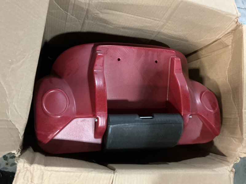 Condition photo showing Good Condition for step2 side-by-side push around roadster, kids push car, 2 seat ride on car, seat belts & horn, for toddlers 1.5-4 years old, red