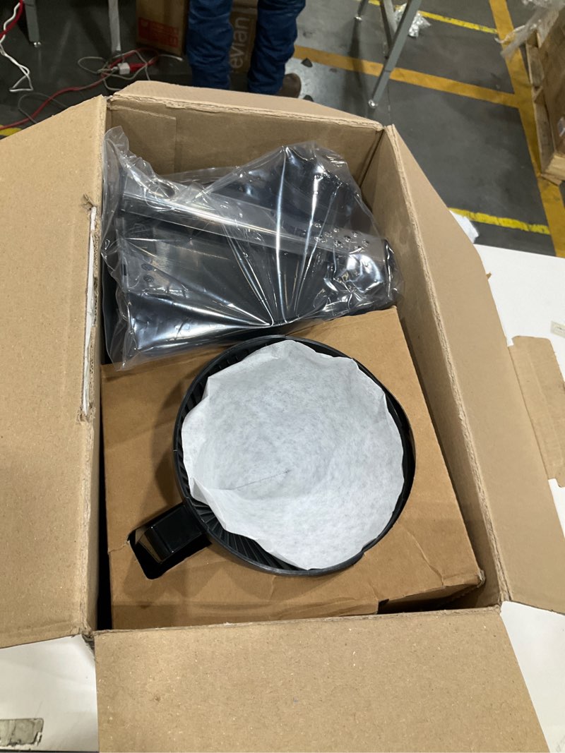 Condition photo showing As Is for Technivorm Moccamaster 79312 KBGT Coffee Brewer, 40 oz, Polished Silver Polished Silver Coffee Maker