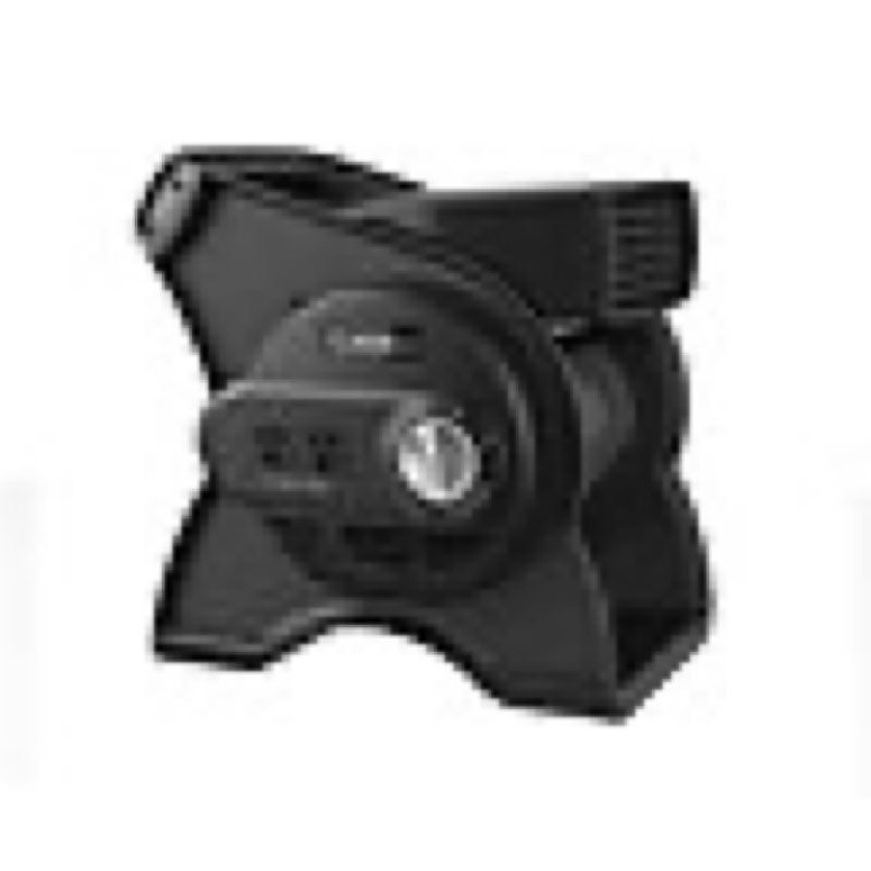 Portable Blower: 310 cfm, Pivoting Frame, 3 Speeds, 1/64 hp, 120V AC, 10 ft Cord, Black