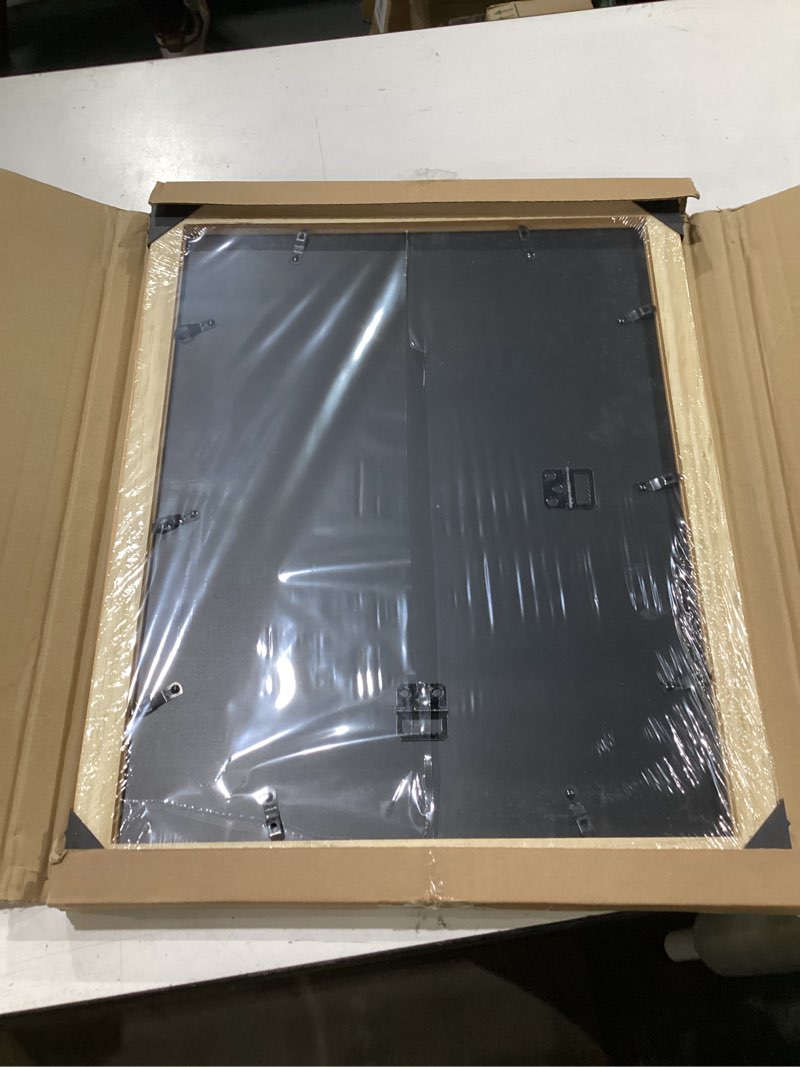 Condition photo showing New/Like New for hliwegns vintage gold 14x18 frame, single frame, wood poster frame with gold finish for 14 x 18 poster, antique ornate frame for wall decor, gallery artwork, photo display