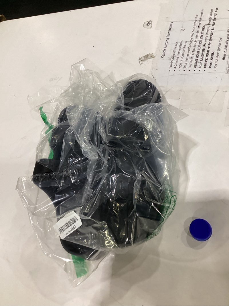 Condition photo showing New/Like New for the children's place boys' boys' everyday slip on double buckle slide sandals 11 little kid black