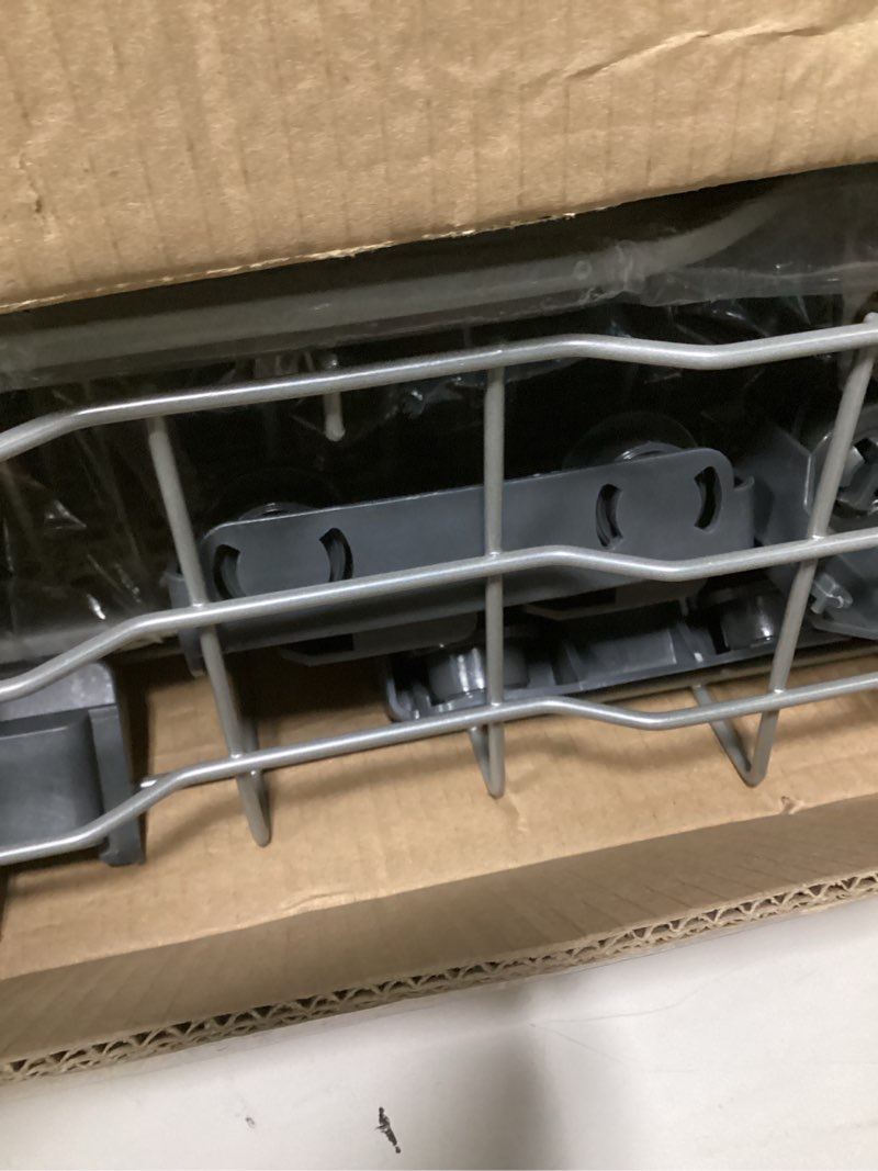 Condition photo showing Good Condition for wd28x26099 wd28x34744 dishwasher lower rack & wd28x10128 silverware basket compatible with ge dishwashers gdf510psr3ss, gdf510psd1ss, gdf535psr0ss, replace wd28x10346 wd28x22506 wd28x22696 wd28x24396