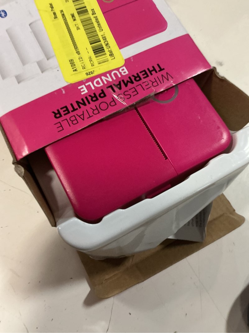 Condition photo showing Good Condition for core innovations ctp500 wireless mini portable inkless thermal printer & label maker + paper  android & ios (pink)