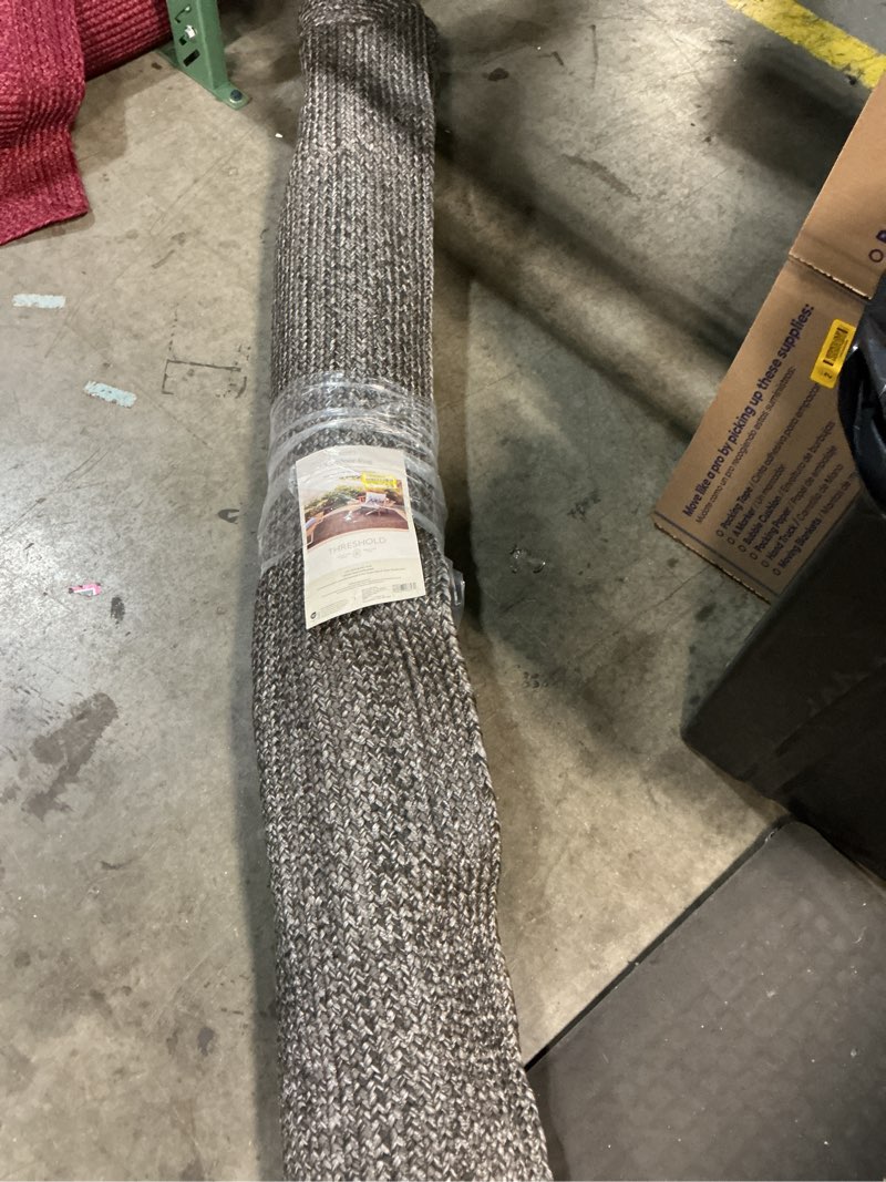 Condition photo showing New/Like New for 7'x10' natural woven rectangular braided outdoor area rug heathered charcoal - threshold™