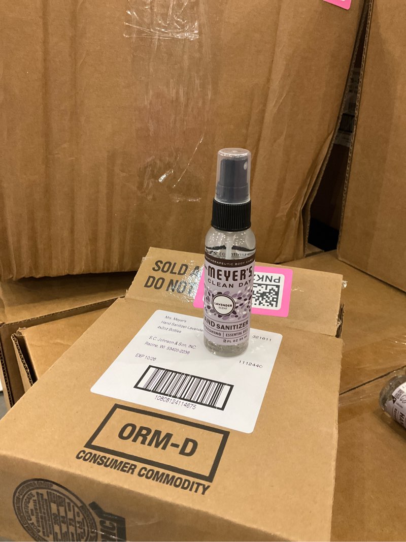 Mrs. Meyers Hand Sanitizer spray 4 pk 