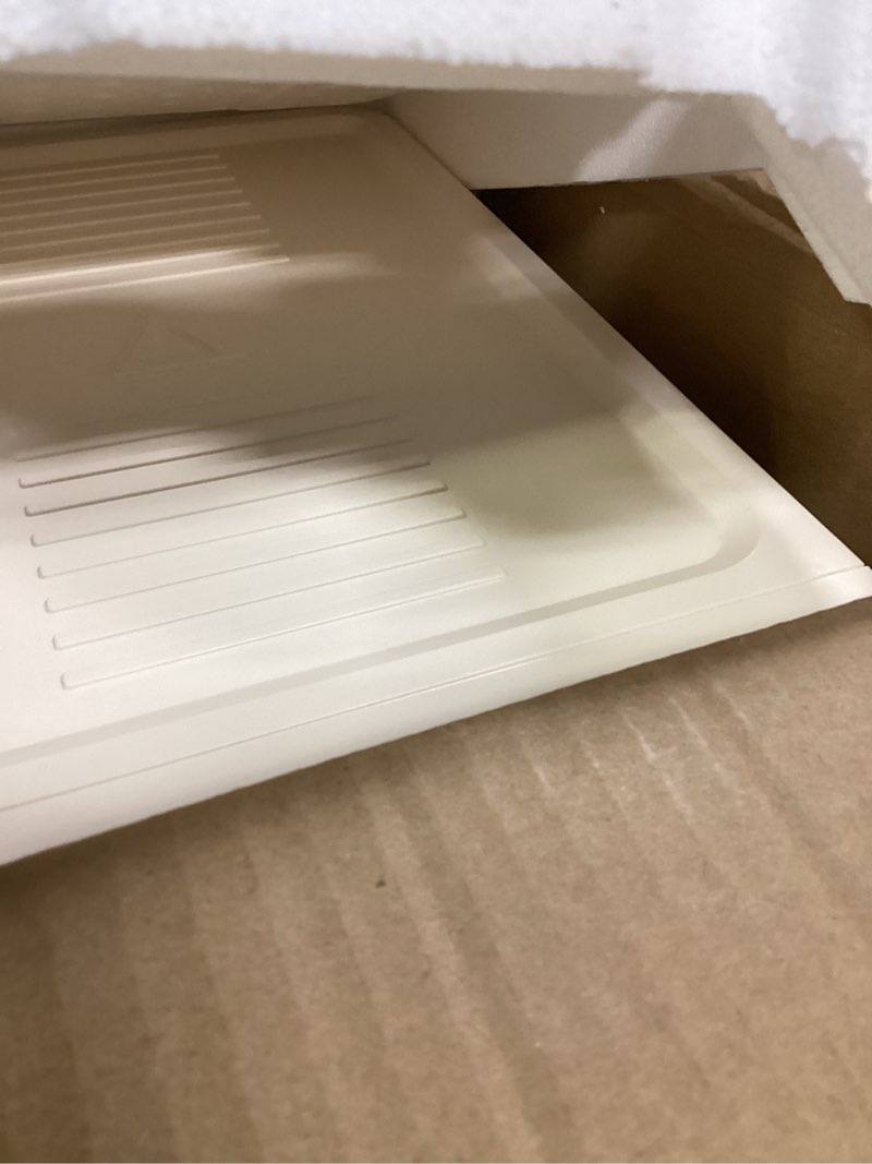 Condition photo showing Good Condition for Frigidaire Nugget Ice Maker, Countertop Ice Machine with Transparent Window, Sonic Ice Maker with 44 lbs. Capacity, Auto Self Cleaning Ice Maker Machine, 2.0 Gen, Cream - 16.75D x 11.75W x 20.25H Cream - Nugget Ice