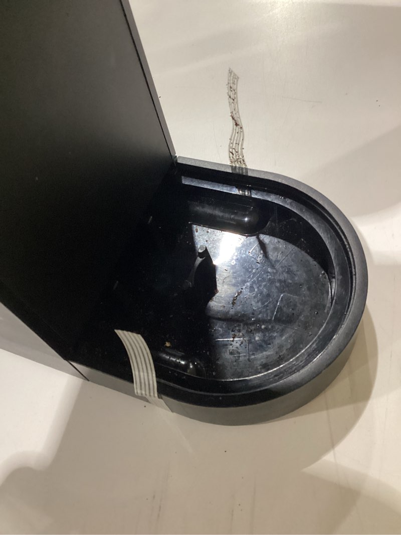 Condition photo showing As Is for Missing parts Keurig K-Slim Single Serve K-Cup Pod Coffee Maker, Multistream Technology, 3 Brew Sizes, Slim and Sleek Design, 46oz Removable Reservoir, Black