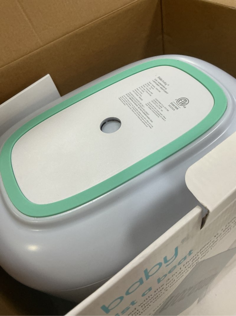 Condition photo showing As Is for Frida Baby 3-in-1 XL Top Fill Humidifier for Bedroom, Cold & Flu Relief, 6L Tank Cool Mist Humidifier + Diffuser for Large Rooms, Mold Resistant, Nightlight, Auto-Off, Quiet, Essential Oil Diffuser 1.6 Gallon Tank