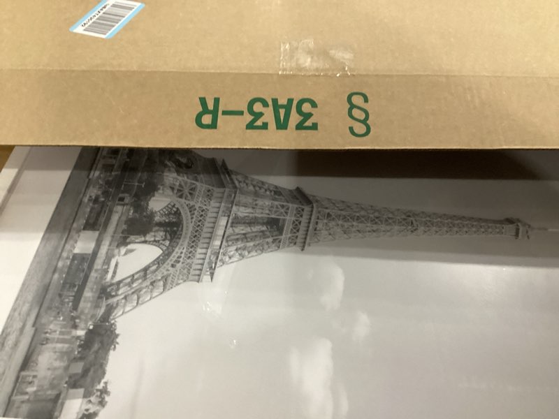 Condition photo showing New/Like New for upsimples 18x24 Picture Frame, Display Pictures 16x20 with Mat or 18 x 24 Without, Wall Hanging Poster Frames, White, 1 Pack White 18x24