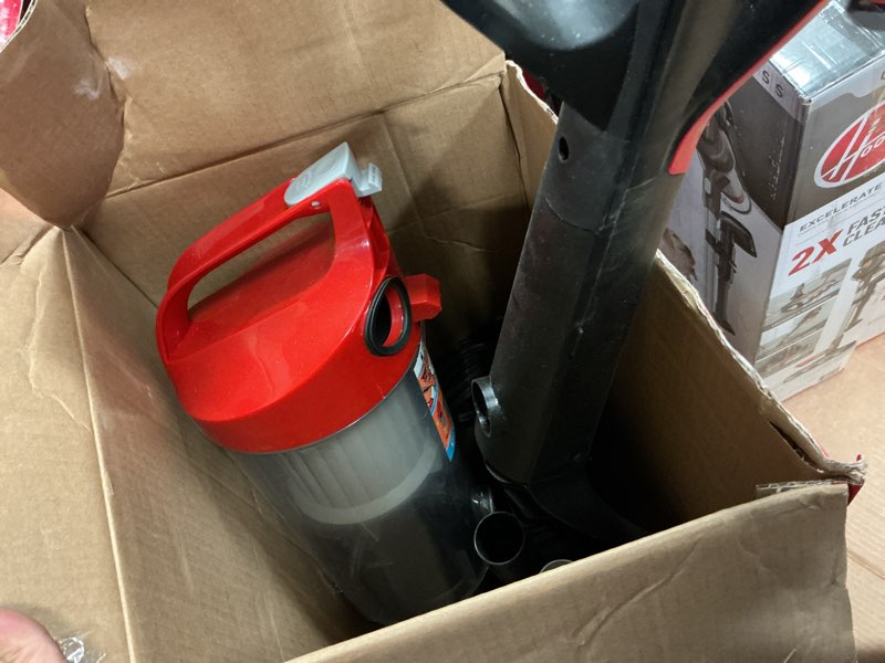 Condition photo showing As Is for dirt devil upright vacuum cleaners - hepa filtration