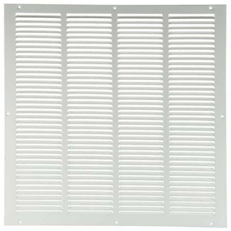 Return Air Grille 21.75 X 21.75, White, Steel, 