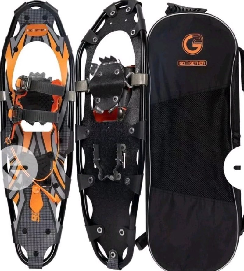  g2 21/25/30/36 inches light weight snowshoes for women men youth, 21", orange