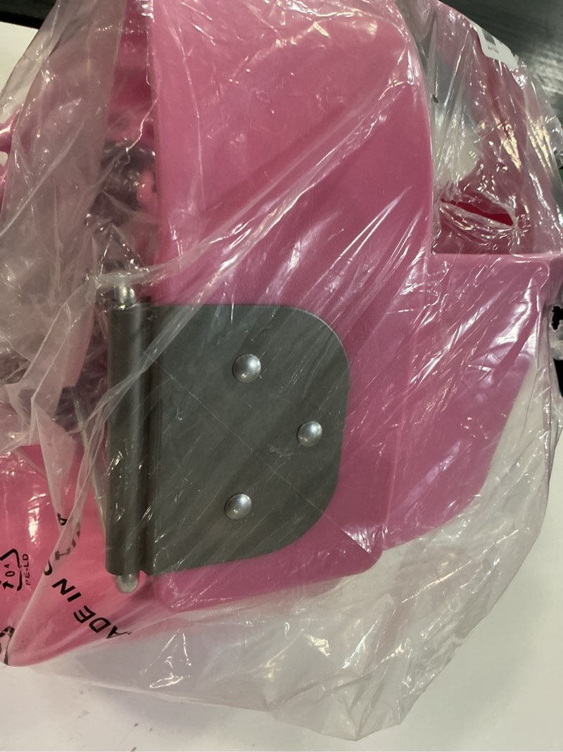 Condition photo showing Good Condition for take me away pink swing seat - heavy duty high back full bucket toddler swing seat chain plastic coated baby swing outdoor - playground swing set accessories replacement