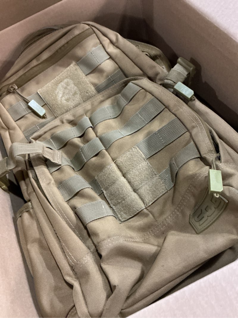 Condition photo showing Good Condition for sog specialty knives & tools ninja tactical daypack backpack, desert clay, one size desert clay 24.2l