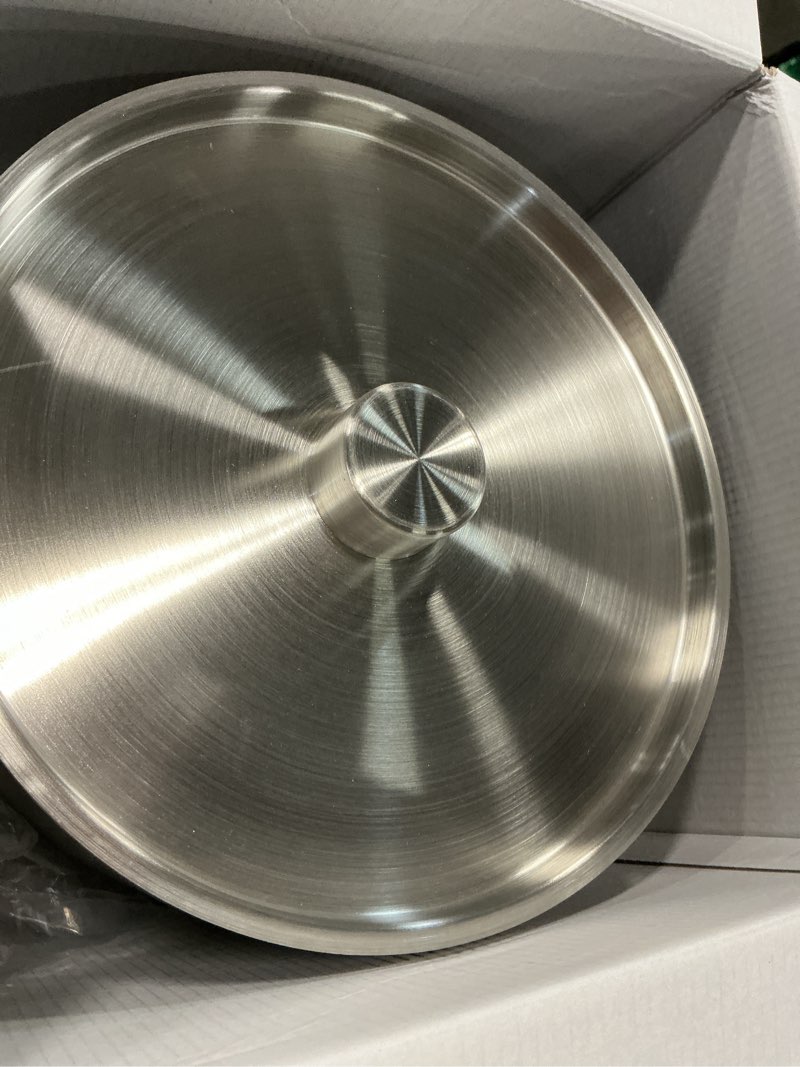 Condition photo showing Good Condition for Snowfox XL Premium Vacuum Insulated Double Wall Stainless Steel Ice Bucket with Lid/Scoop, Bar Accessories, Large Elegant Party Bucket, Chill Several Bottles, Beautiful Entertaining, 7L, Matte Black Matte Black 7 L (Scoop)