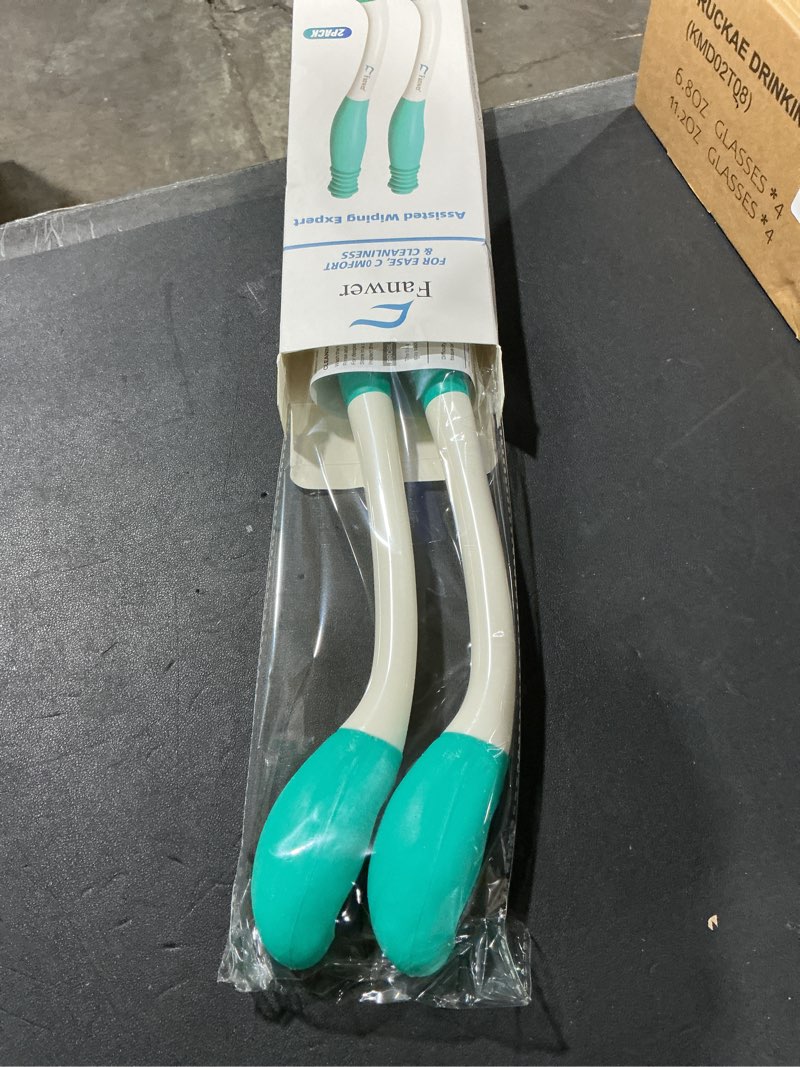 Condition photo showing New/Like New for Fanwer Toilet Aids for Wiping Bottom - 15.7" Long Reach Comfort Butt Wiper Tools - Bottom Buddy Wiping aid Self Assist for Men, Women, Disabled,Elderly,Pregnant,and Back Surgery Recovery (2 Pack)