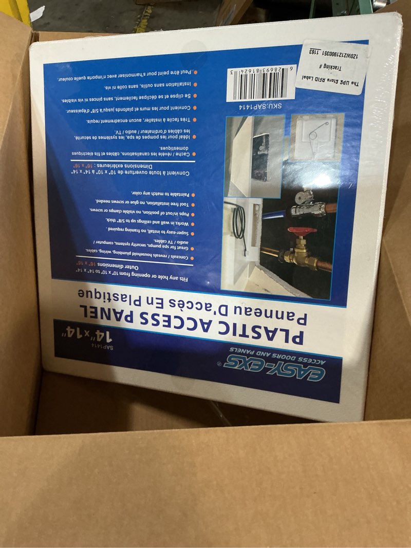 Condition photo showing Good Condition for Access Panels Spring-Fit 14"x14" (External 16"x16") Square (SAP1414) for Drywall, celing, Electrical, Plumbing Hole Covers 14"x14" - 1 Pcs