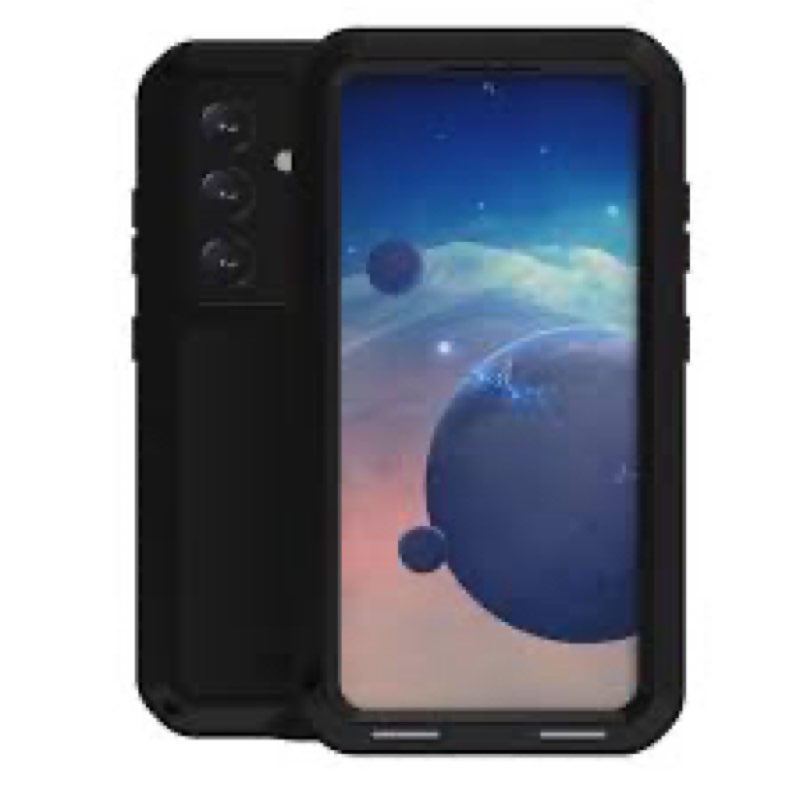 love mei compatible with samsung galaxy s24 case, outdoor sports waterproof military heavy duty shoc