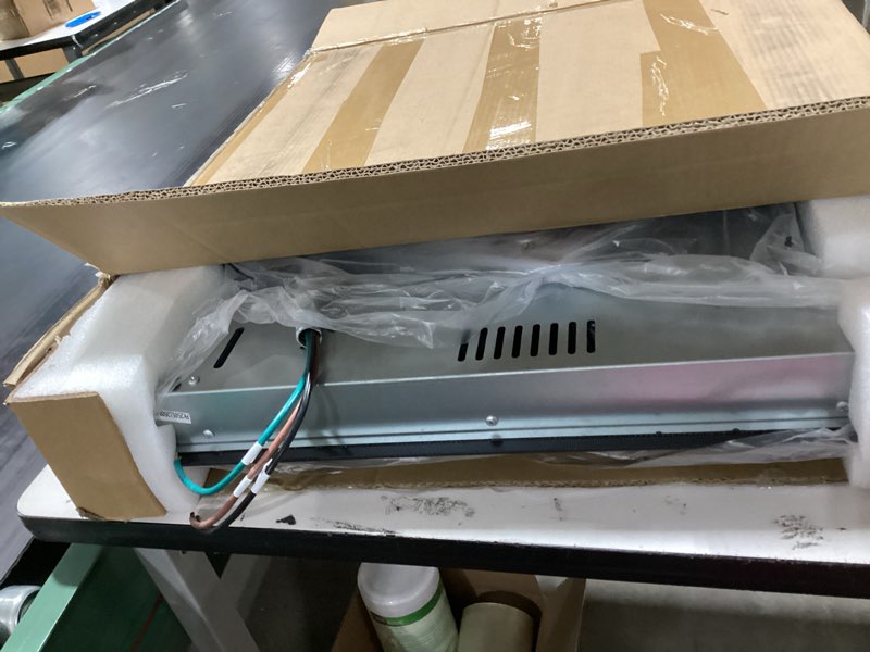 Condition photo showing Good Condition for 4 Burners Electric Stove Top with Knob Control,24 Inch,6000W Built-in Radiant Electric Cooktop, 9 Power Levels, Hot Warning, 220V Hard Wire(No Plug) 24 Inch 4 Burners