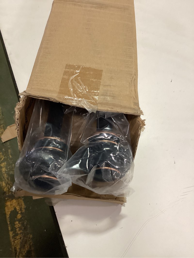 Condition photo showing New/Like New for Turquoize Black Curtain Rods 2 Pack Window Curtain Rods for Windows 48 to 84 inch 3/4 Inch Adjustable Decorative Single Curtain Rod Set, Black With Antique Bronze Finishing, 2 Pack