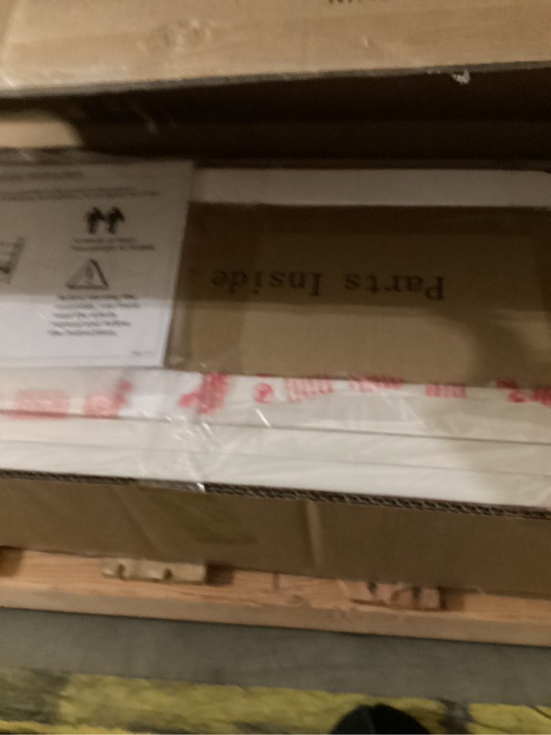 Condition photo showing New/Like New for Full Size Bed Frame with Headboard - Metal Platform Bed with LED Lights, Charging Station, Under Bed Storage and Heavy Duty Steel Slats Support - No Box Spring Needed, Easy Assembly, Black Black Full size