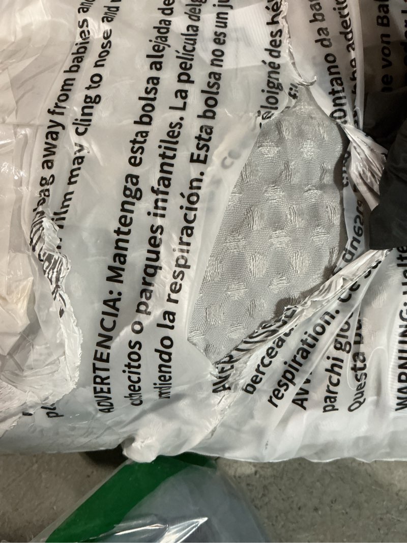 Condition photo showing Good Condition for phf waffle weave duvet cover set king size, no snagging ultra soft luxury textured breathable comforter cover for all season 3pcs, durable bedding duvet set with 2 pillow shams, 104"x90", light grey king light grey (no comforter)