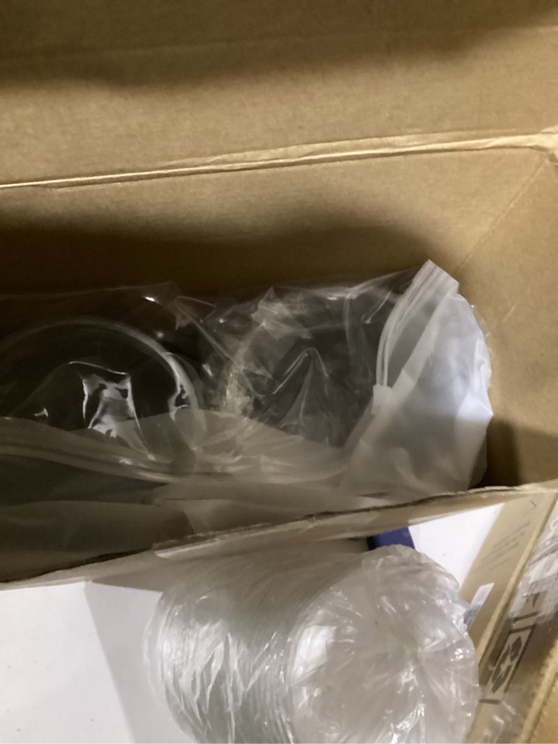 Condition photo showing New/Like New for Baderke Clear Plastic Cups with Strawless Sip Lids Disposable Round Bottom Togo Cups for Coffee Smoothie Cold Beverage Coffee Shops and Party Catering(16 oz,50 Pcs) 16 oz 50