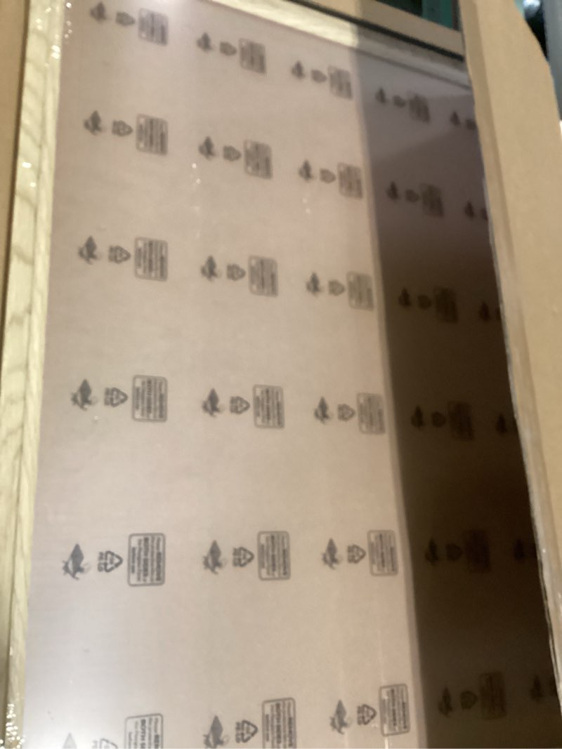 Condition photo showing Good Condition for GULETHUN 18x24 Picture Frame, Natural Wood Poster Frame, Home Decor Natural Gallery Frames, Horizontal or Vertical Format, Sturdy, Plexiglass, Large Wall Decor, for Photos, Artworks, Posters Natural Wood Color 18x24in