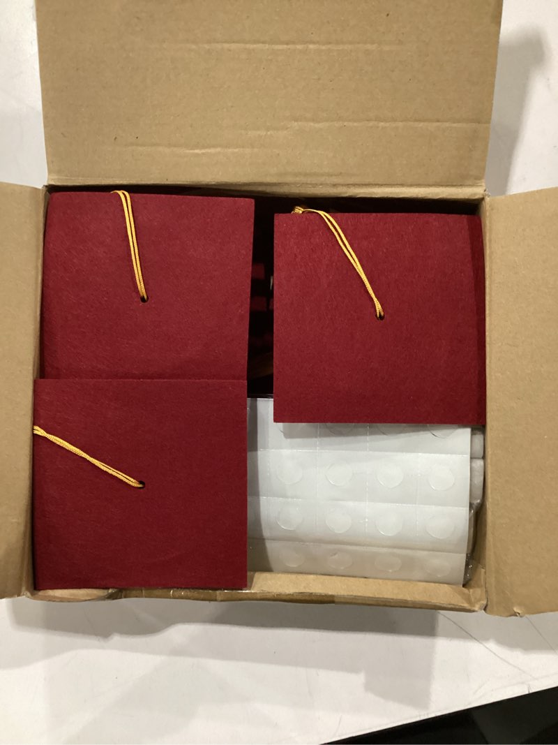 Condition photo showing Good Condition for breling 12 pcs burgundy and gold graduation centerpiece sticks felt graduation scroll diploma and grad cap with tassel decor 2026 table toppers centerpiece party supplies for grad party decorations burgundy 12