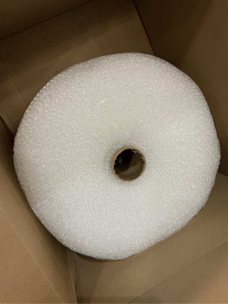 Condition photo showing Good Condition for Amazon Basics Bubble Wrap for Moving, Packing, Shipping and Storage, Perforated Protective Cushioning for Fragile Items, 12-inch x 175-ft Long Roll, Small 3/16", Clear Clear 12 inch x 175 ft