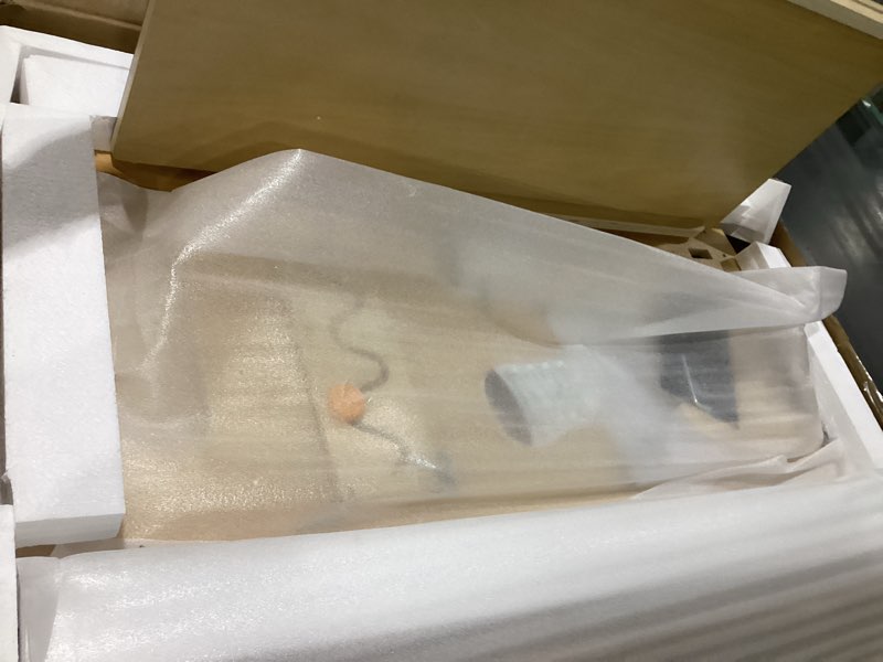 Condition photo showing New/Like New for Toddler Tower 4 in 1 Toddler Kitchen Stool Helper Standing Tower for Kitchen Counter with Safety Board, 3 Adjustable Heights, Slide, Chalkboard, Montessori Activities