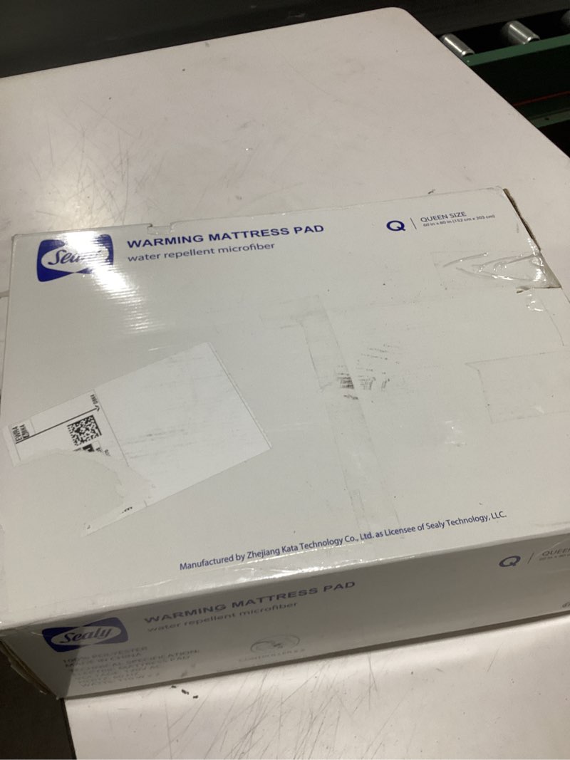 Condition photo showing Good Condition for Sealy Heated Mattress Pad Queen Size 60x80 Inch | Luxury Quilted Waterproof Electric Mattress Cover 