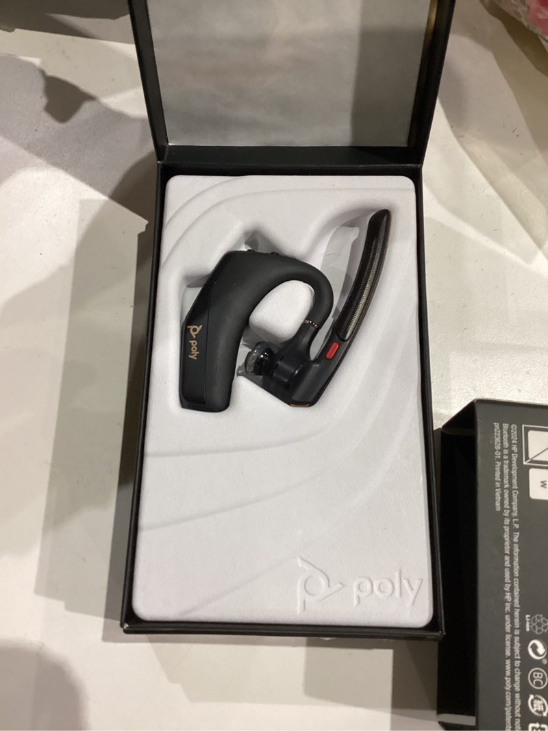 Condition photo showing Good Condition for Poly Voyager Legend 50 - Bluetooth Headset - Wireless Headset with Mic - Four Noise-Canceling Mics, AI Noise Block & WindSmart Technology - Connectivity & Smart Call Controls - All-Day Comfort