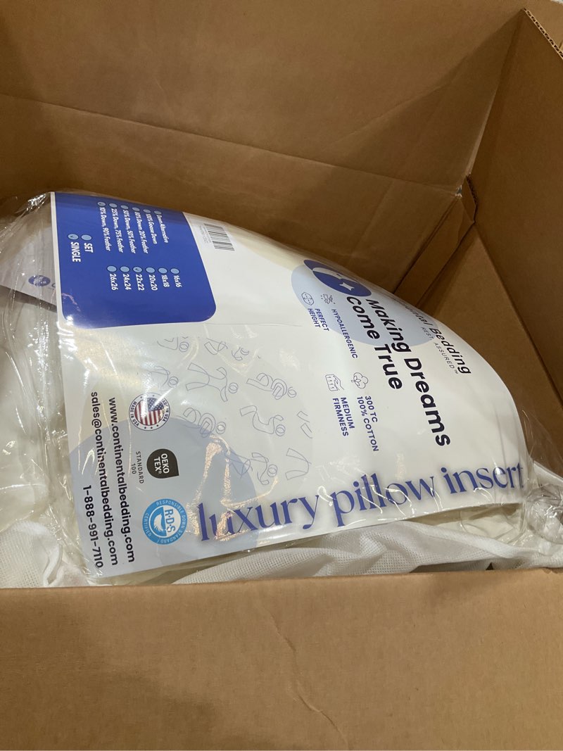 Luxury pillow insert