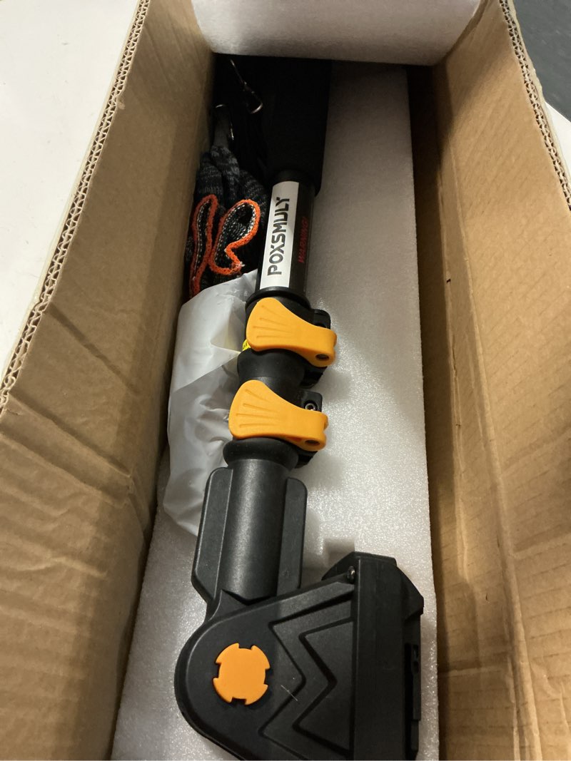 Condition photo showing Good Condition for 2-in-1 electric pruning shears for de-walt 20v max battery, 1.6" cutting diameter cordless pole pruners 20v - brushless motor, 4 modes electric pruning shears for gardening & tree trimmer (no battery) yellow