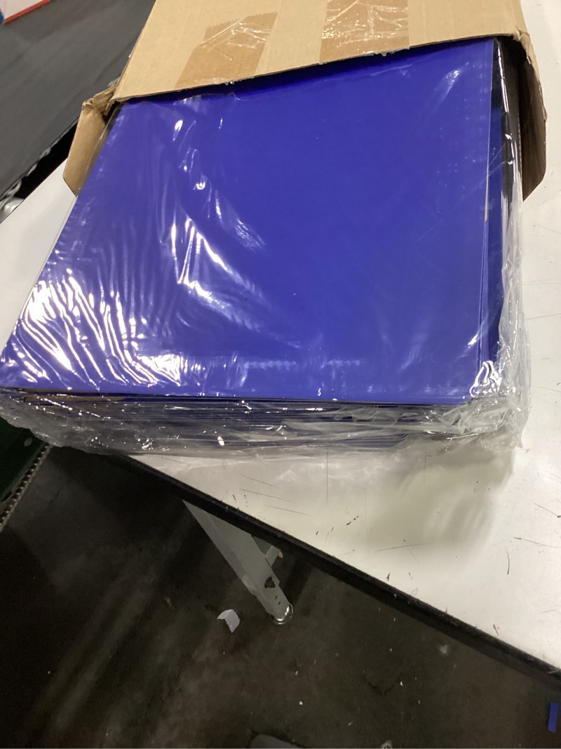 Condition photo showing Good Condition for skyygemm 24 pack large classification folders, 1 divider pressboard file folder with fasteners, expanding file organizer bulk for school teachers, office employee, coworker, staff(blue) dark blue 1 divider