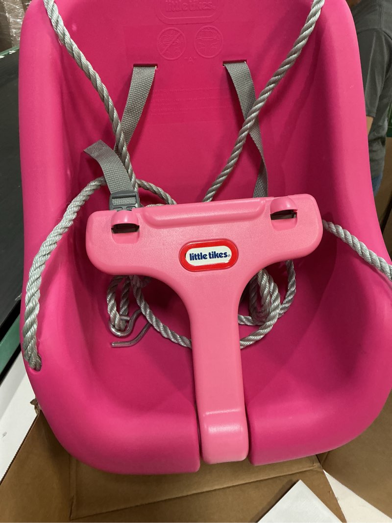 Condition photo showing Good Condition for little tikes 2-in-1 snug 'n secure swing magenta magenta swing