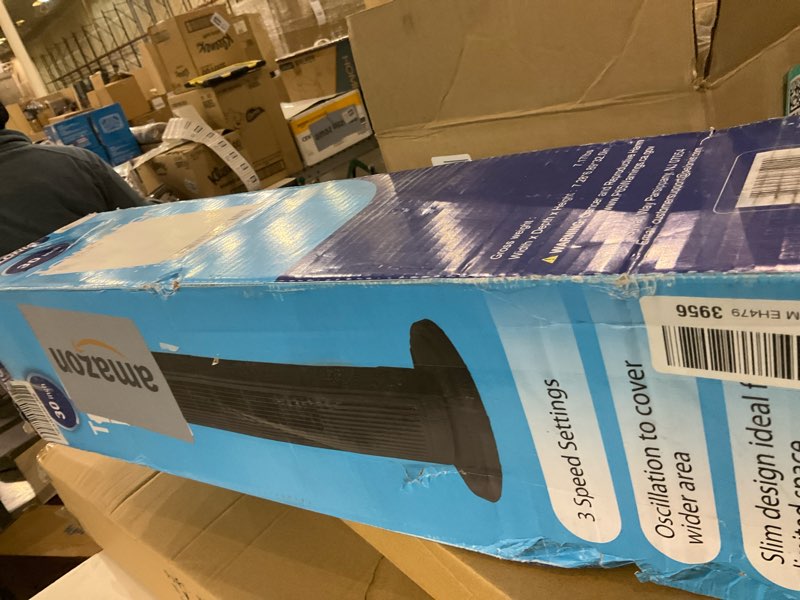 Condition photo showing New/Like New for PELONIS 30 Inch Oscillating Tower Fan with 3 Speed Settings and Auto-off Timer, Standing Fan PFT28A2BBB, Black, medium Black Basic