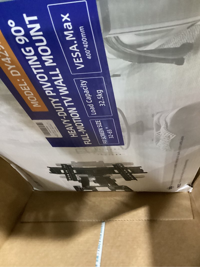 Condition photo showing Good Condition for (similar to stock photo )perlegear corner tv wall mount long arm tv mount bracket for 32-75 inch tvs-full motion wall mount with 32.37” extension & swivel articulating arm & tilt, max vesa 600x400mm, holds up to 100 lbs
