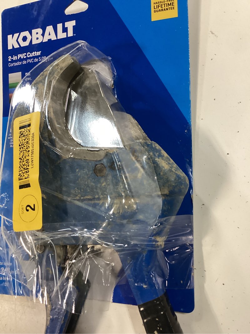 Condition photo showing As Is for kobalt cutter 2-in pvc cutter