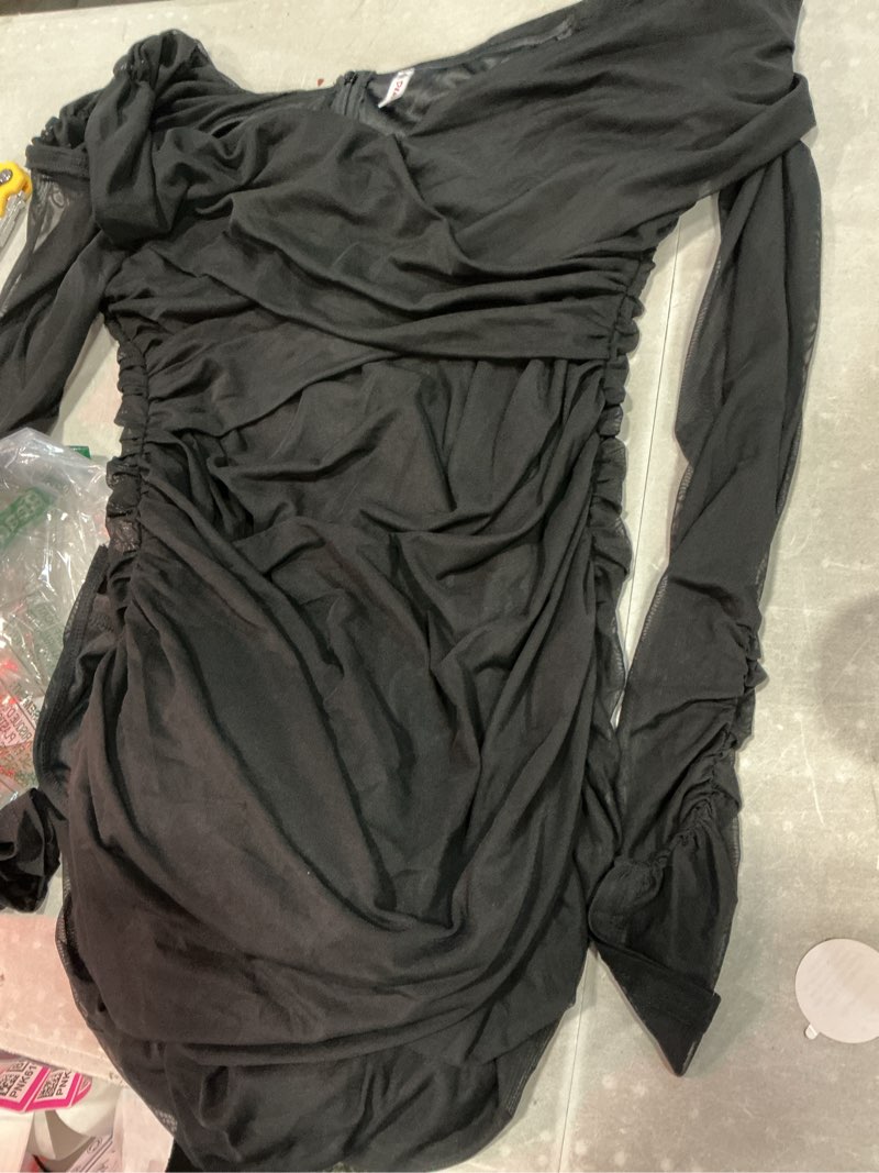 Condition photo showing Good Condition for zesica women's summer strapless bodycon maxi dress 2026 ribbed knit backless floral tube cocktail party long dresses black large