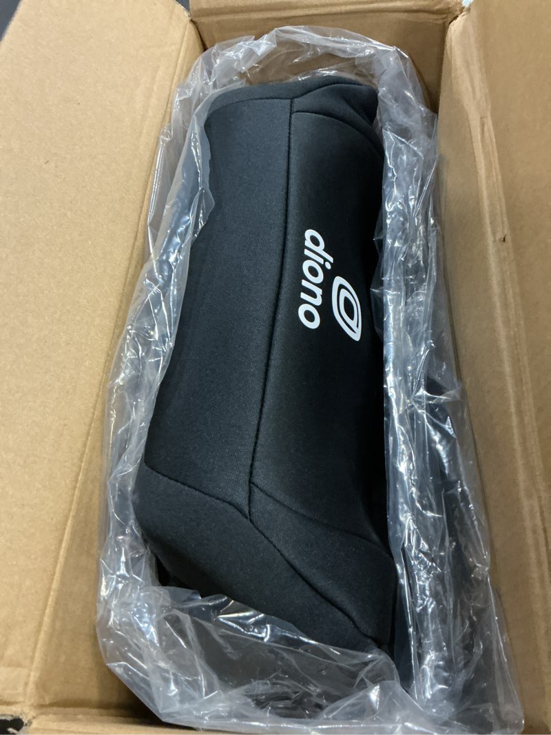 Condition photo showing item condition for Diono Solana, No Latch, Single Backless Booster Car Seat, Lightweight, Machine Washable Covers, Cup Holders, Black Single Black