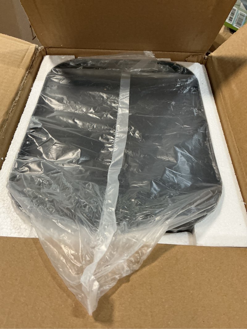 Condition photo showing Good Condition for Kitchen Trash Can Automatic Touchless with 360° Motion Sensor & Silent Close Lid 6 Gallon Stainless Steel Auto-Adsorption Smart Bathroom Garbage Cans with Pre-Cut Drawstring Bags Black 6 Gallon Trash Can