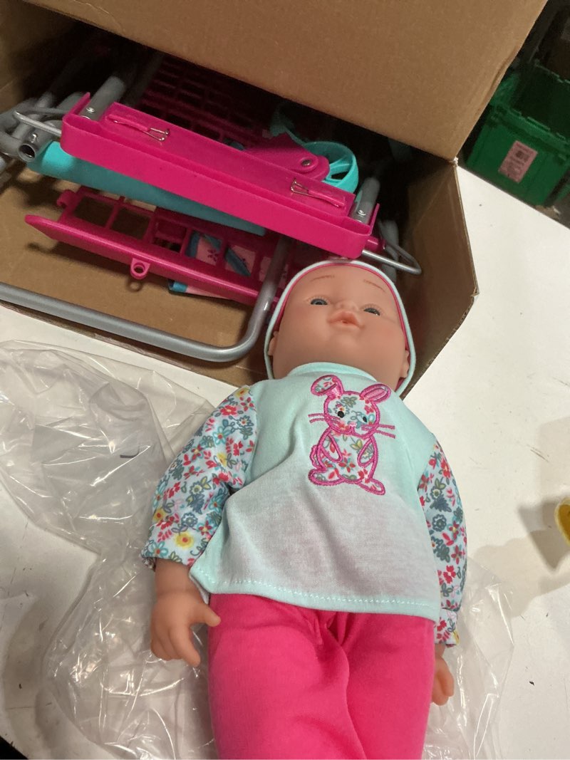 Condition photo showing Good Condition for shopping cart with 16" baby doll