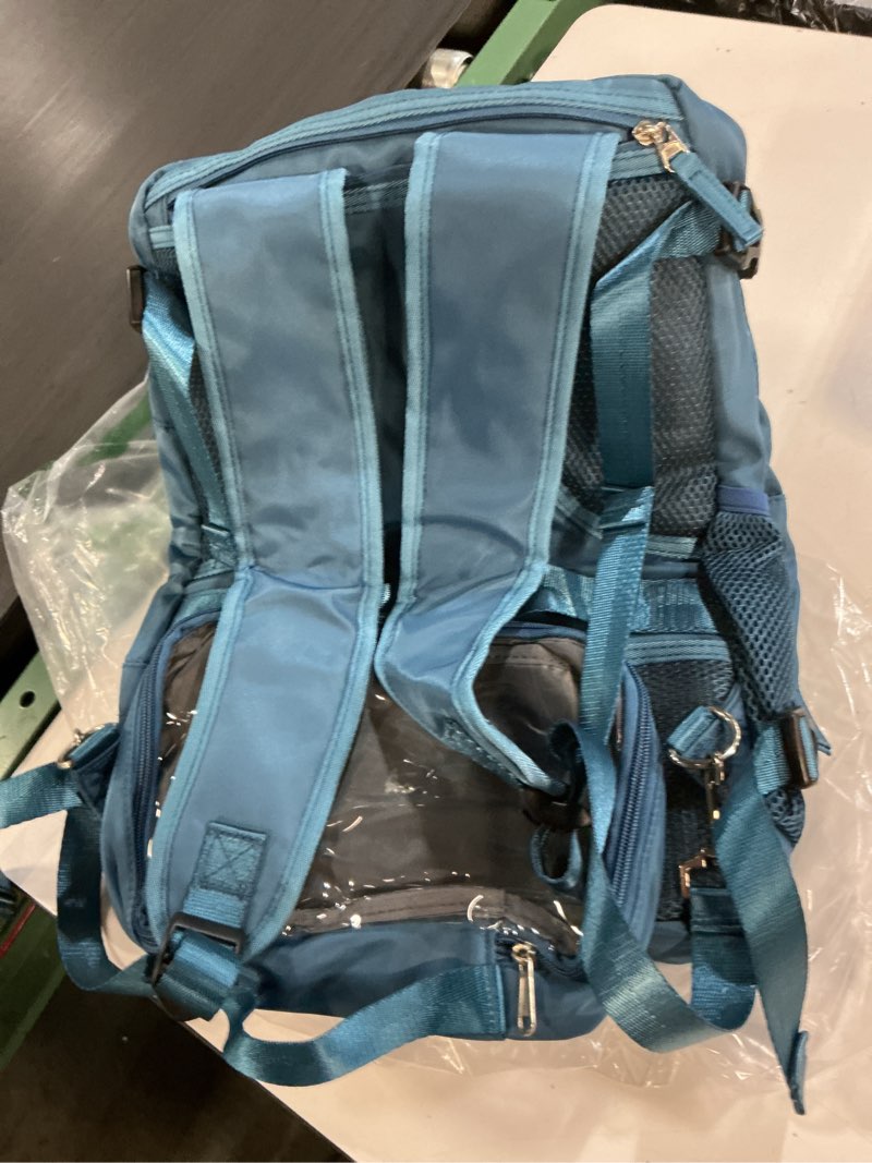 Condition photo showing Good Condition for sinaliy travel laptop backpack for men women, personal item size flight approved, 16 inch laptop bag with multi-pockets, college computer bag, waterproof carry on backpack casual daypack backpack deep blue large